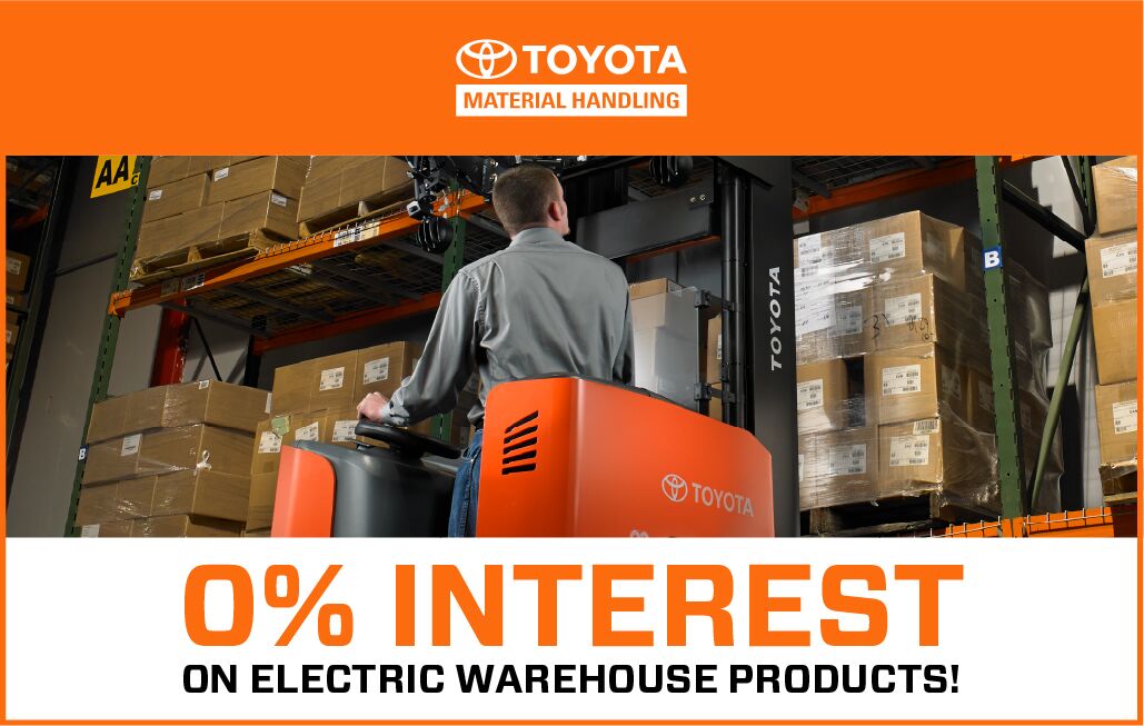 toyota forklift warehouse lease event