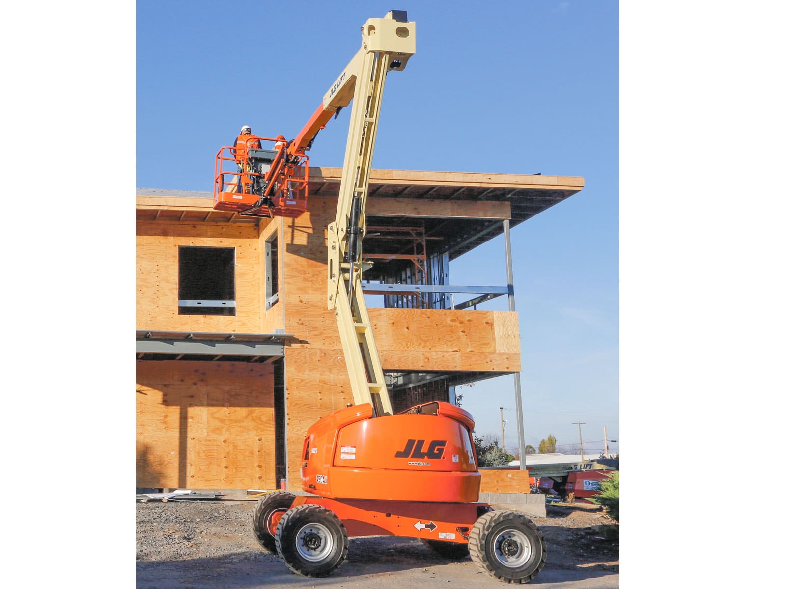 jlg 450aj articulating boom lift application application
