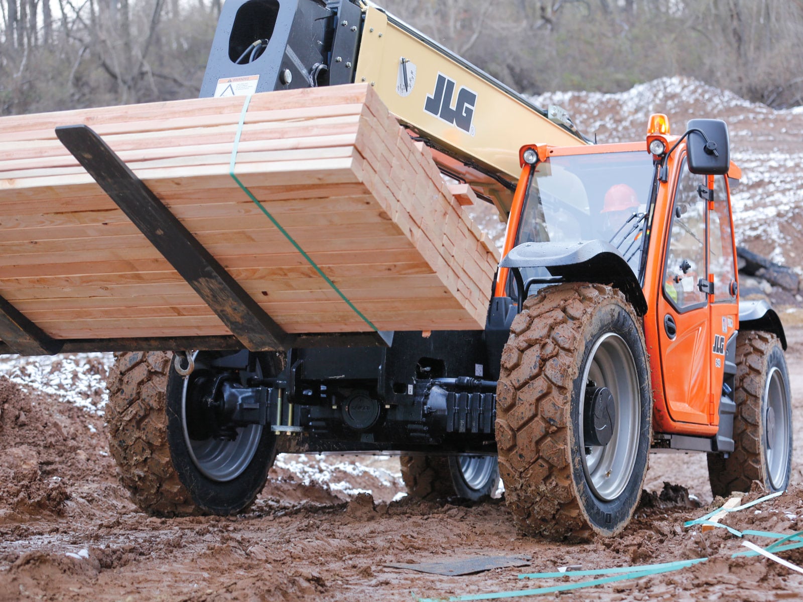 jlg 943 telehandler driving application
