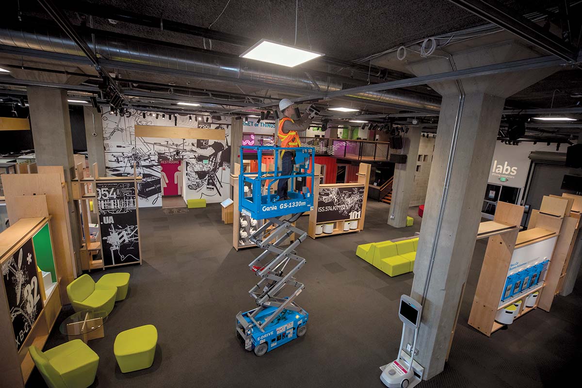 genie gs-1330m scissor lift application