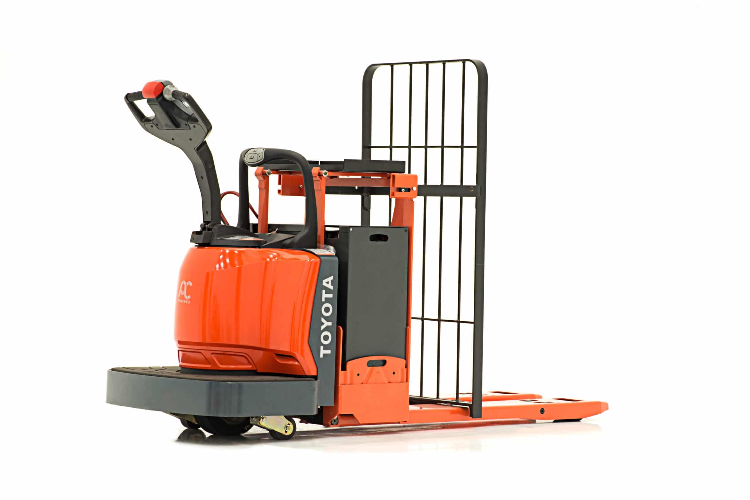 TOYOTA END-CONTROLLED RIDER PALLET JACK » Welch Equipment Company