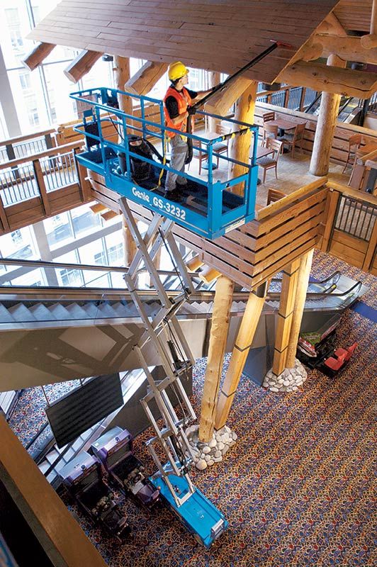 genie gs-3232 scissor lift application