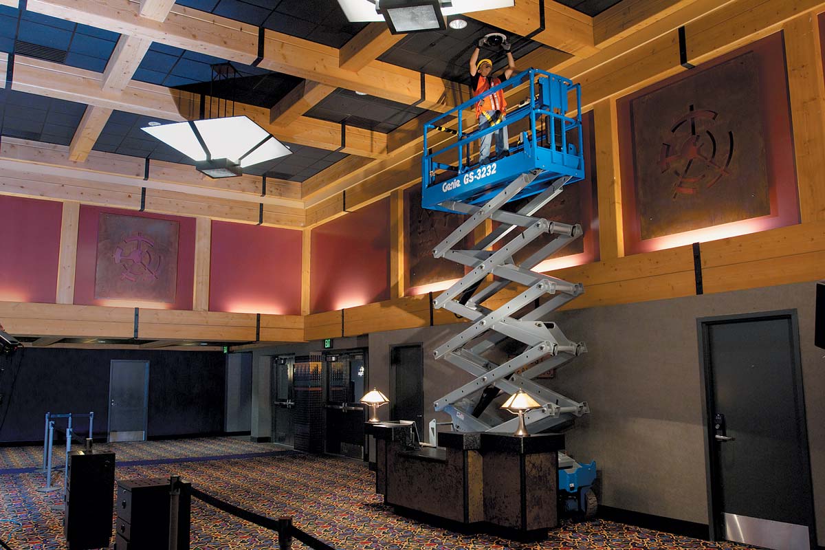 genie gs-3232 scissor lift application