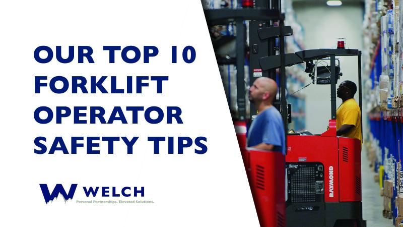 Top 10 Forklift Operator Safety Tips 2