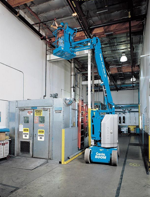 genie z-30/20 n articulating boom lift indoor application