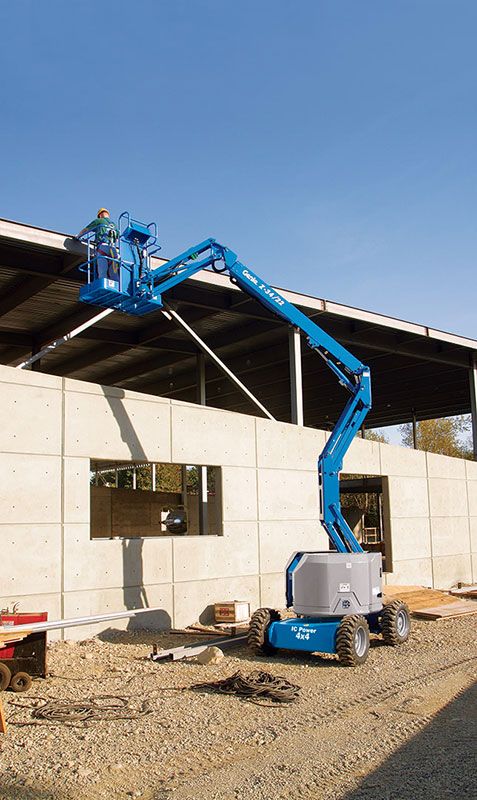 genie z34/22 ic articulating boom lift application